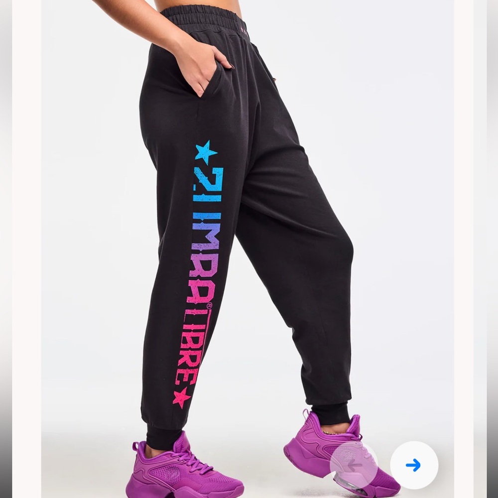 NWT Zumba libre knit drop crotch jogger, size Medium. Unisex.